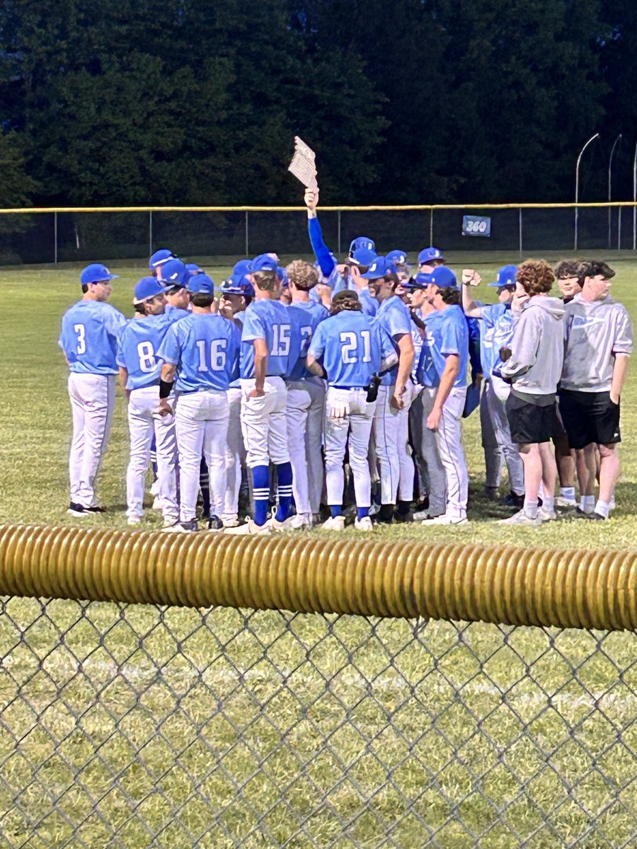 Congratulations ⁦<a href="/MuleGang/">Lone Jack Mules Baseball</a>⁩ 💙⚾️ District Champs!!
