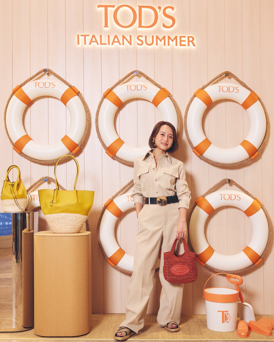 銀座三越 本館1階で開催中のポップアップイベント「トッズ イタリアン サマー」に、モデルでクリエイターの #伊原葵 さんが来場。イタリアのバカンスシーンを思わせる #トッズ の新作をチェックしてください。

▼詳しくは
rebrand.ly/f16ce4

#TodsSS25 #Tods