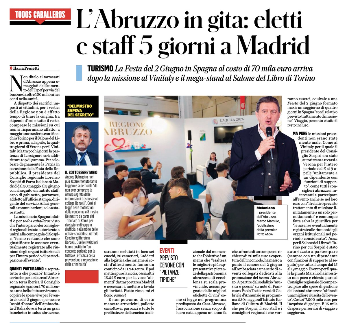 MaxLandra's tweet image. .CHE PACCHIA LA VITA DEL #POLITICO IN #VACANZA....A SPESE DEL CONTRIBUENTE..!!   #MARSILIO