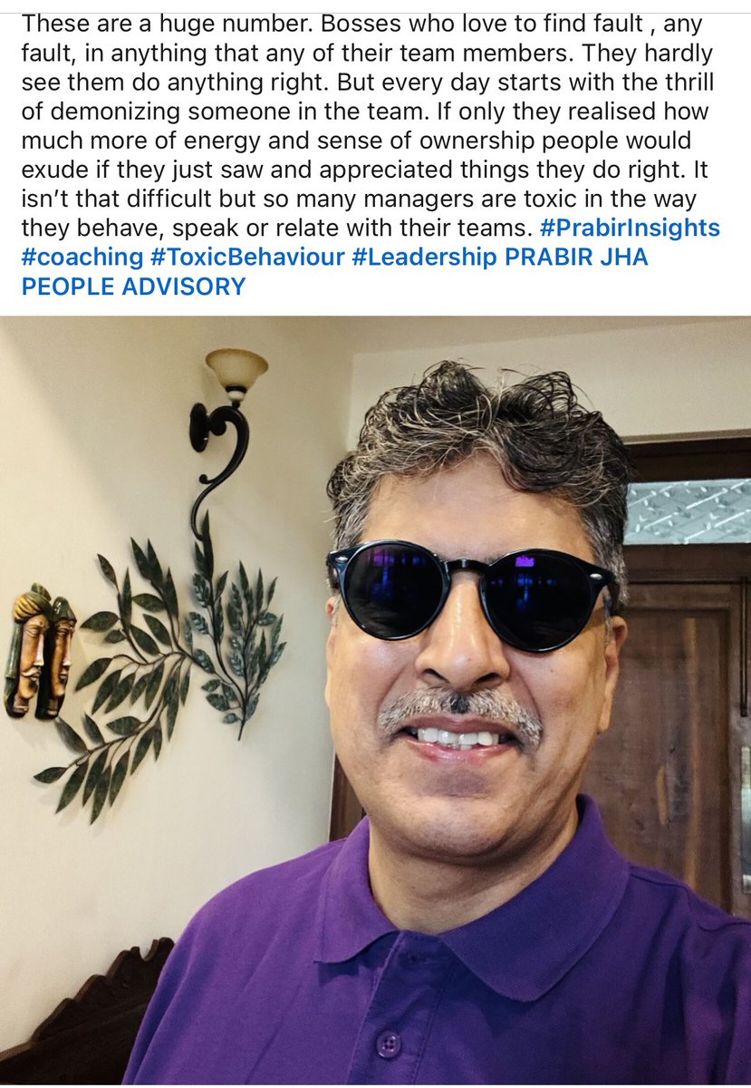 #PrabirInsights #ToxicBehaviour #Leadership #Coaching #ThinkDifferent