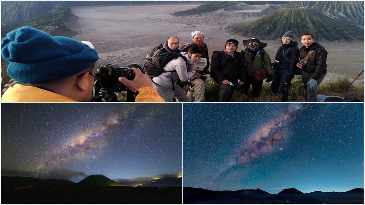 bromojava's tweet image. bromojavatravel.com
Capture the beauty of the galaxy with this Tour, package for night sky photography enthusiasts and stargazers. Designed for photographers, adventurers, and nature lovers, this overnight tour promises an unforgettable experience.
#milkywaybromo #javaisland