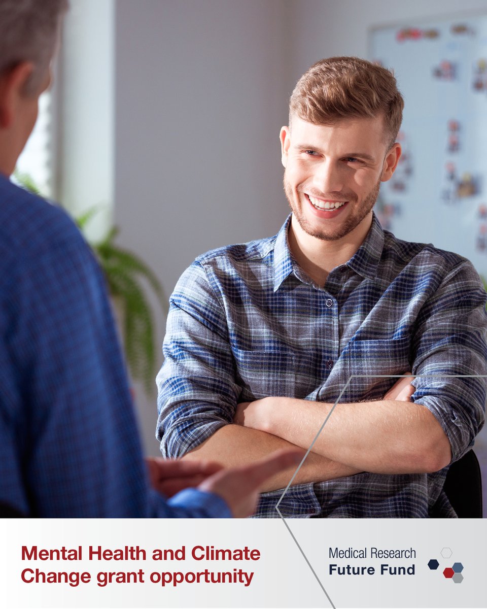 The Medical Research Future Fund’s 2025 Mental Health and Climate Change grant opportunity offers $6 million for projects that develop scalable &amp; sustainable interventions to reduce the mental health impacts of climate change. 🌏🧠

Apply now 💻 grants.gov.au/Go/Show?GoUuid…

#MRFF