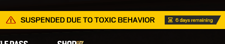 Develops____'s tweet image. ppl wanna say im cheating but try so hard to manual ban me but all they can do is get me suspended for "toxic behavior" like bro