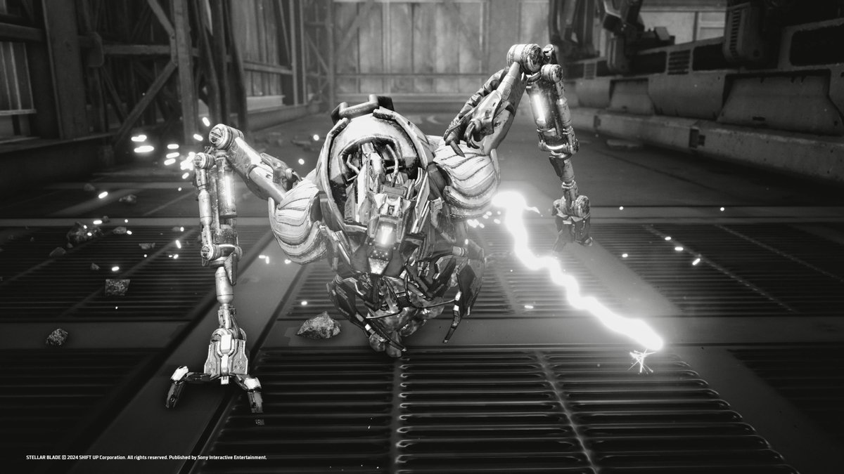 gh_holy_mash's tweet photo. 迫り来るメカメカしさ!🤖
モノクロだと漫画っぽい気がするw🤭
↔️↔️
🎮StellarBlade
🎮ステラーブレイド
📸VirtualPhotography
#VGPUnite
#VPSAT
#TCCRobotics https://t.co/3i5iUlxVYJ