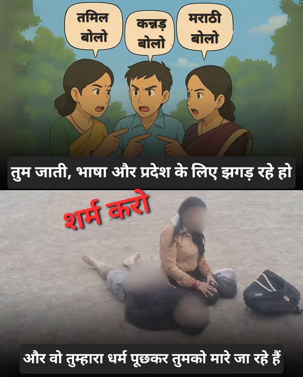 AryaDilipK's tweet photo. #LanguageIntolerant #LanguageRow #PahalgamAttack #OperationSindoor #KannadaFirst #marathilanguagerow https://t.co/DzElcKLrA2