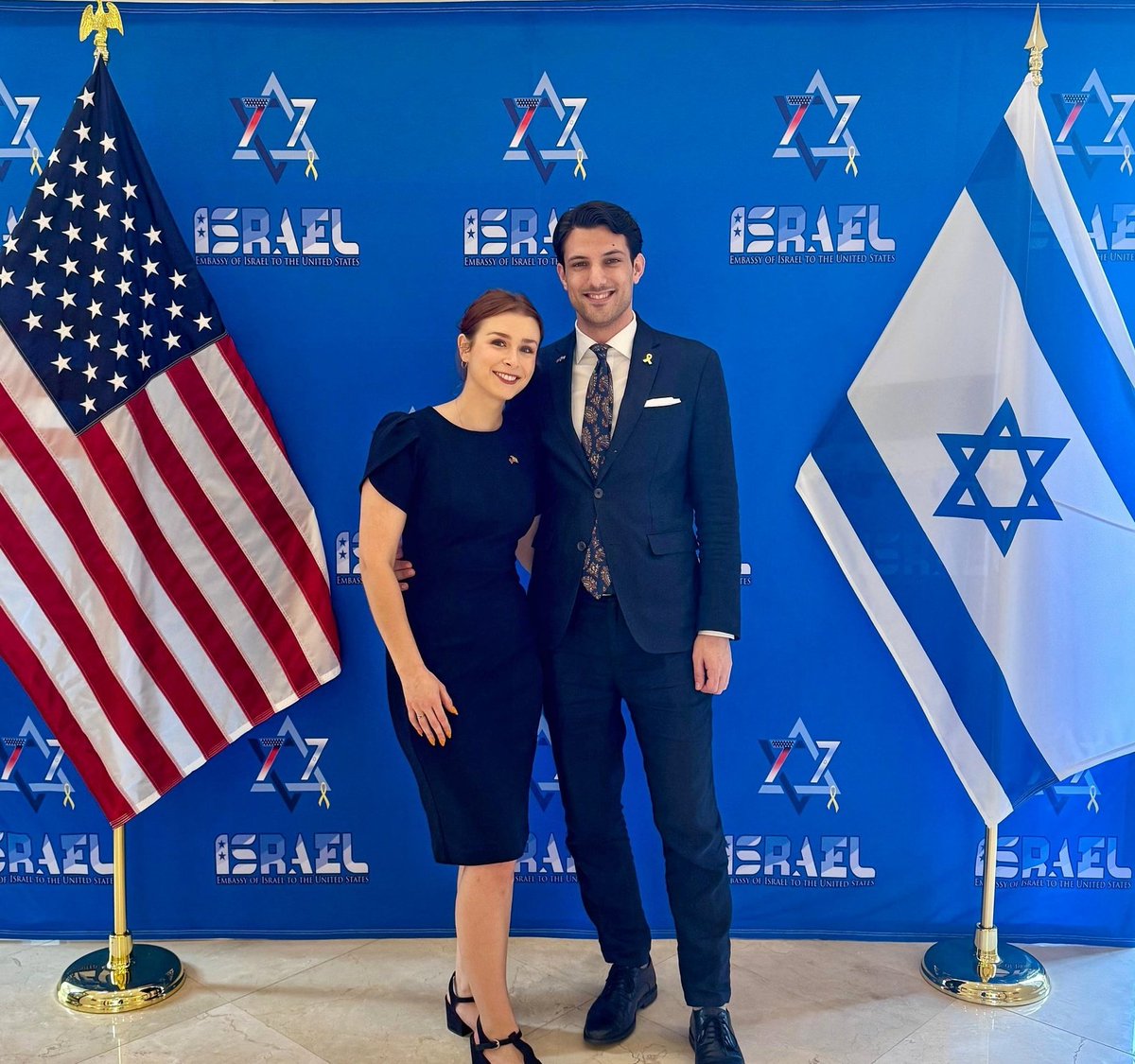 THEREALJEW613's tweet photo. The victims of tonight's terrorist attack in Washington DC 😢

Yarón Lischinsky and his girlfriend were supposed to get engaged next week in Jerusalem 💔

May their memories be a blessing 🕯 https://t.co/gqdvqJNV0d