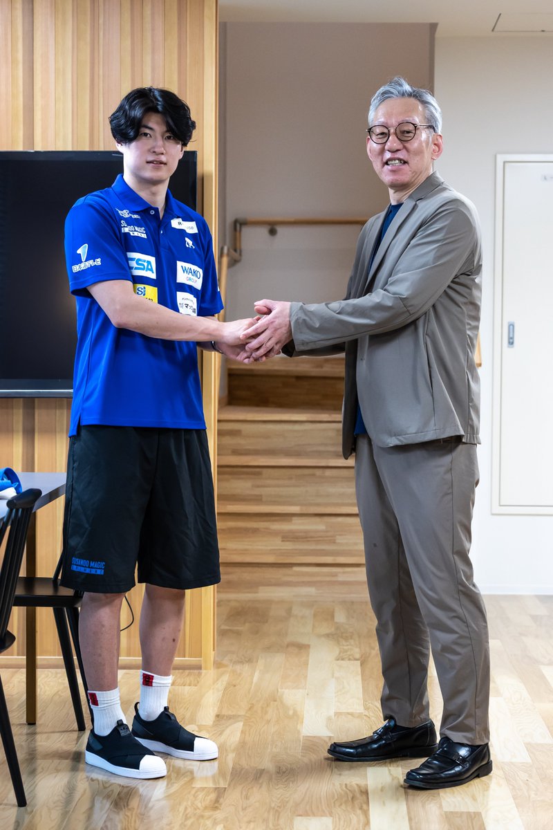 昨日、2024-2025シーズン終了の報告に島根スサノオマジックの安藤誓哉