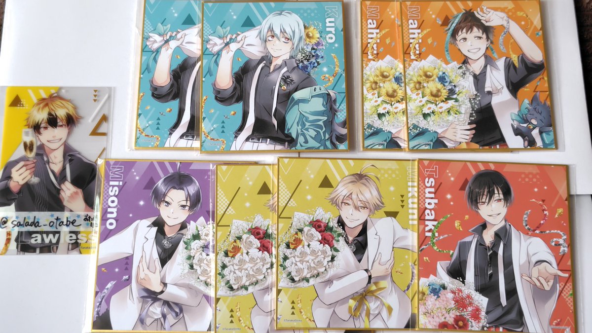 salada_otabe's tweet photo. 【交換譲渡】SERVAMP-サーヴァンプ- 完結記念オンラインくじ くじ引き堂

譲→クロ 真昼 御園 御国 椿
　C-1.2.3.4.7

求→リヒトD-5.ロウレスD-6

🔺郵送
🔺C賞は求めておりません
🔺譲渡:キャラ毎、缶バッジと纏めて
※D-11〜15含むお取引希望

宜しくお願い致します* https://t.co/VXJeWj9qzA