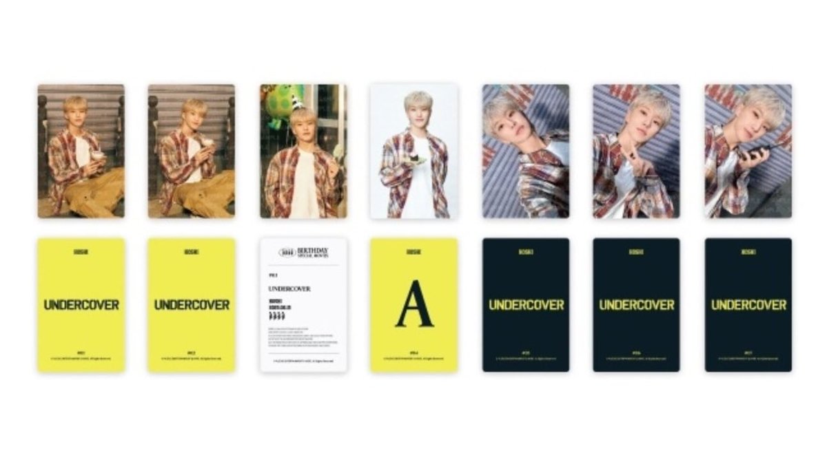 HOSHI [UNDERCOVER] BIRTHDAY BOX VER.4 #호시 #세븐틴