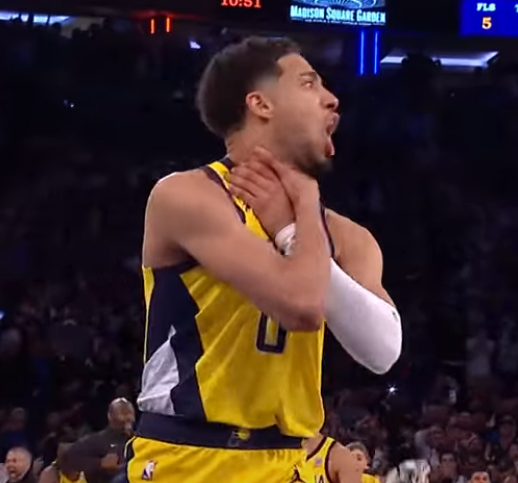 I hope Nesmith and Haliburton prepared EXTRA security leaving MSG tonight or the Knicks might not be the only one who choked.😂Them Knicks fans about to RIOT in NYC. 😭