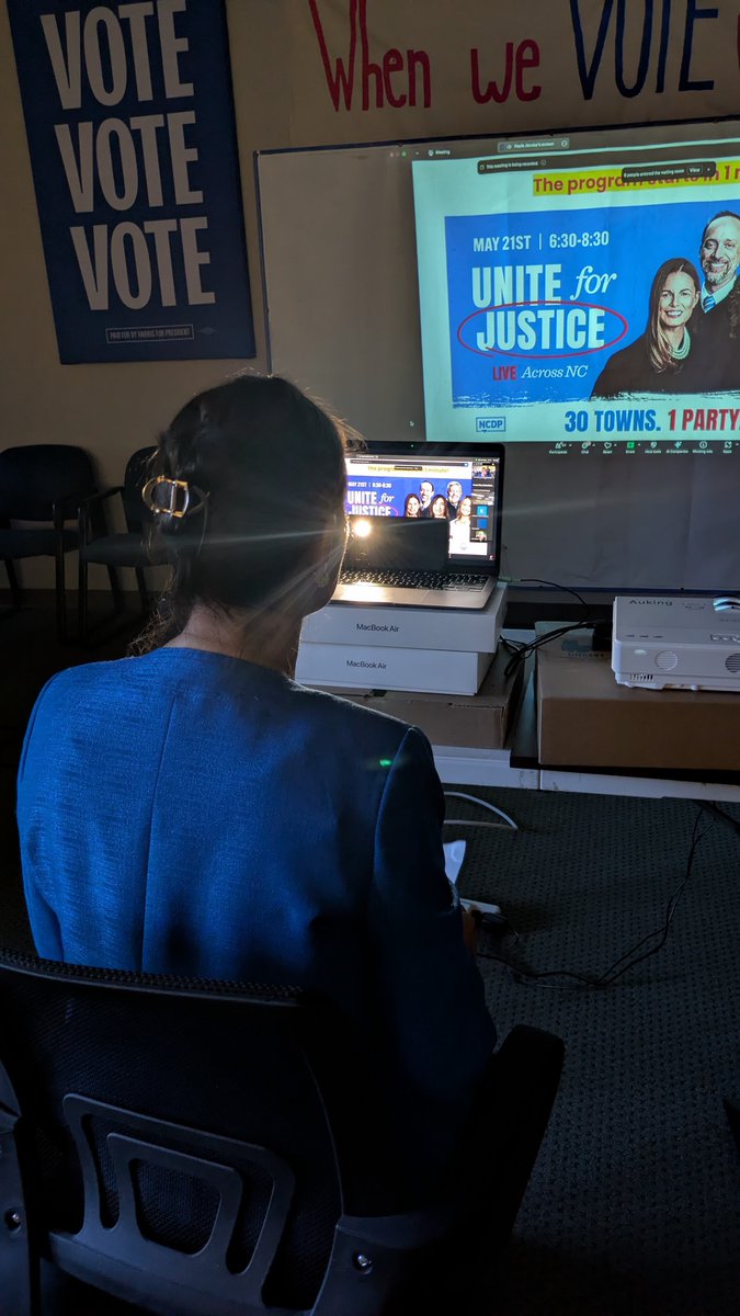 Guilford Democrats (@thegcdp) on Twitter photo NC Supreme Court Justice <a href="/Anita_Earls/">Anita Earls</a> was in our office today to broadcast for <a href="/NCDemParty/">NC Democratic Party</a> 's Unite for Justice statewide event. We had a lot of fun- and can't wait to vote keep Justice Earls in 2026! NC Supreme Court Justice <a href="/Anita_Earls/">Anita Earls</a> was in our office today to broadcast for <a href="/NCDemParty/">NC Democratic Party</a> 's Unite for Justice statewide event. We had a lot of fun- and can't wait to vote keep Justice Earls in 2026!