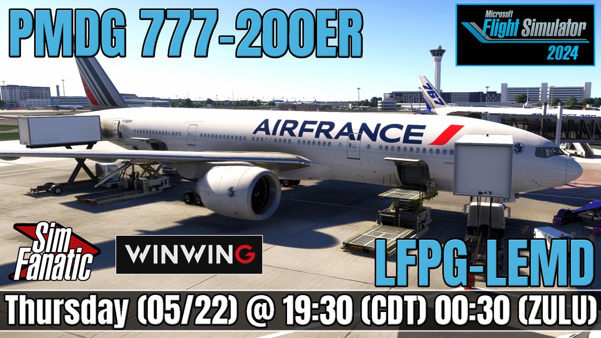🚨 Newly Updated PMDG 777-200ER |LIVE | MSFS 2024 | WINWING | LFPG-LEMD | Air France | Real GA Pilot #msfs2024 #pmdg #winwing
youtube.com/watch?v=-Aq67h…