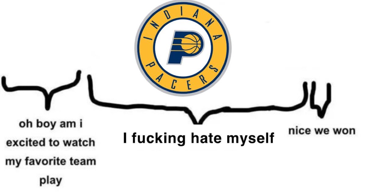 There’s never been a team that rocks this meme quite like the 2025 Indiana pacers #YesCers
