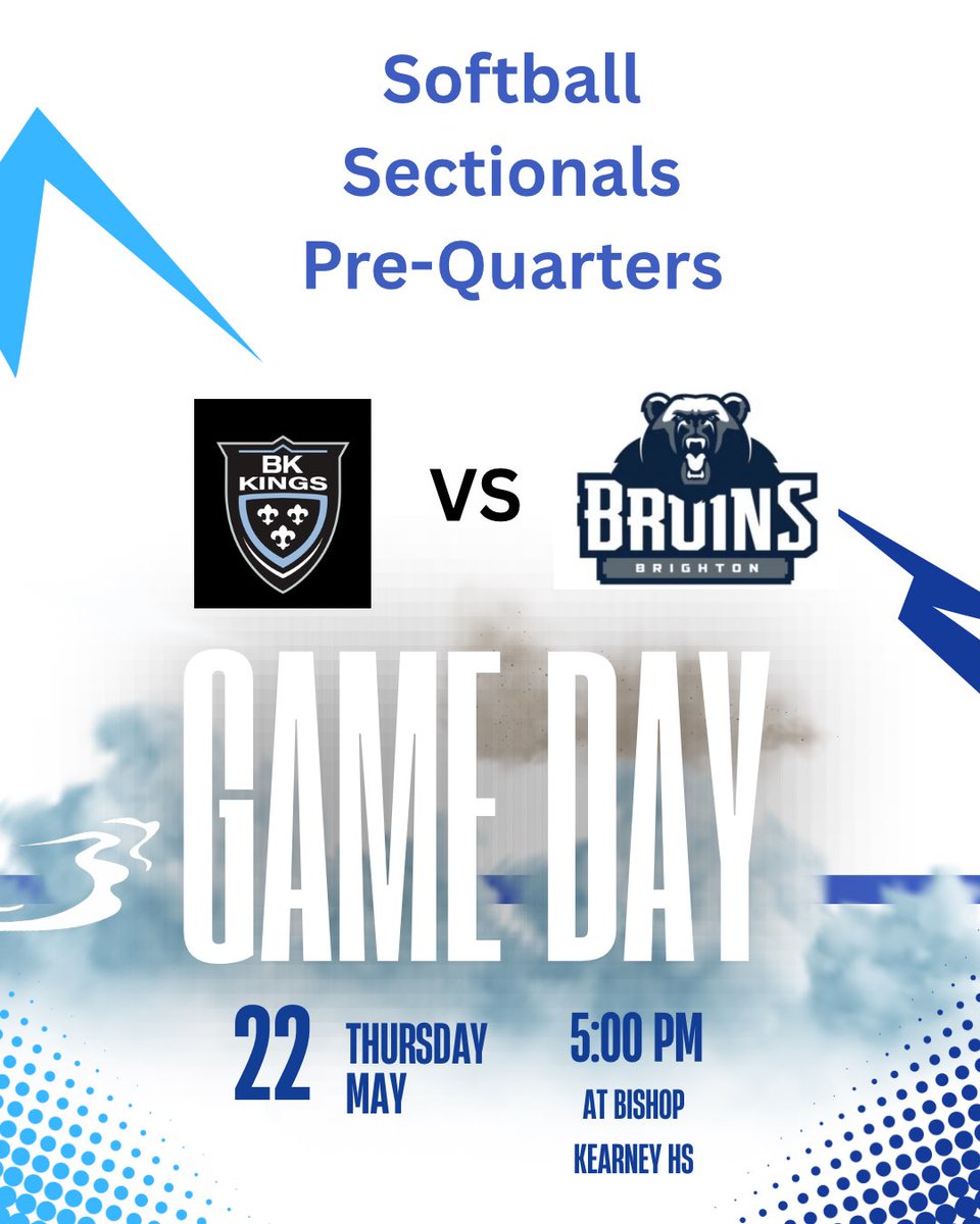 BK Lady Kings take on the Brighton Bruins at Home in opening Round of Sectional Playoffs. Come out and support our Lady Kings!