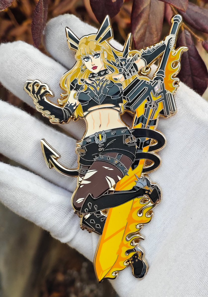 theDARKERGOLD's tweet photo. MAGIK screen print is coming along 🥵

A few things to change but our demon is almost HERE 👹

#magik #MarvelRivals #MarvelRivalsfanart #marvel https://t.co/WJSCYGb0wx