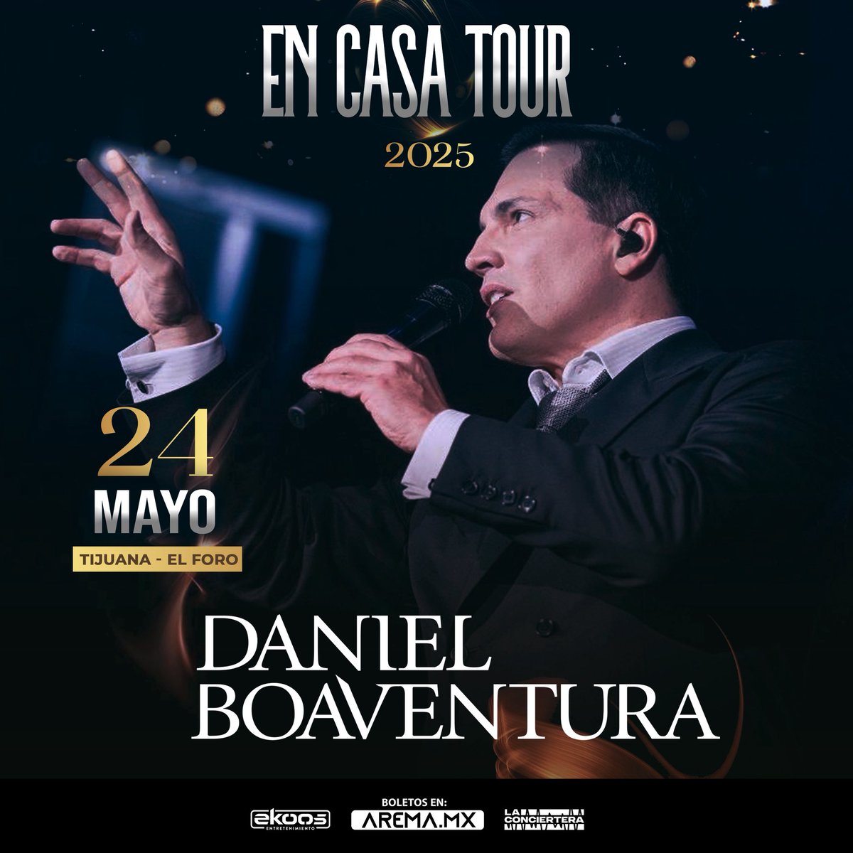 Tijuana nos vemos este sábado 24 de mayo con Daniel Boaventura en El Foro. Boletos a la venta en <a href="/aremamx/">AREMA</a> : arema.mx/e/13461
