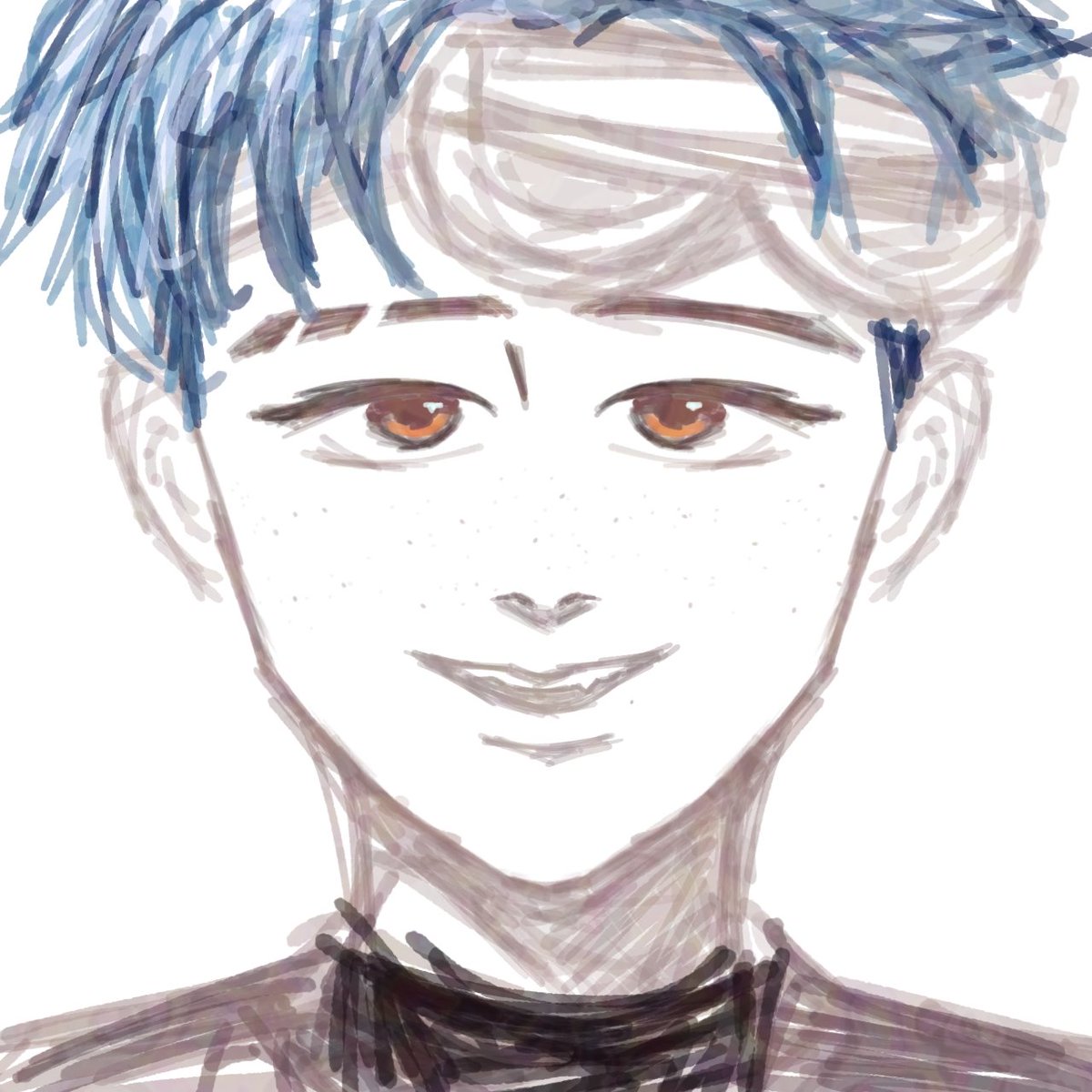 lampiedumpy's tweet photo. Sketch~ probs finish this if I'm not lazy lol ๐
#์๊ณ ์์ค #WEGO6 #SANHO https://t.co/geLGqF2e0M