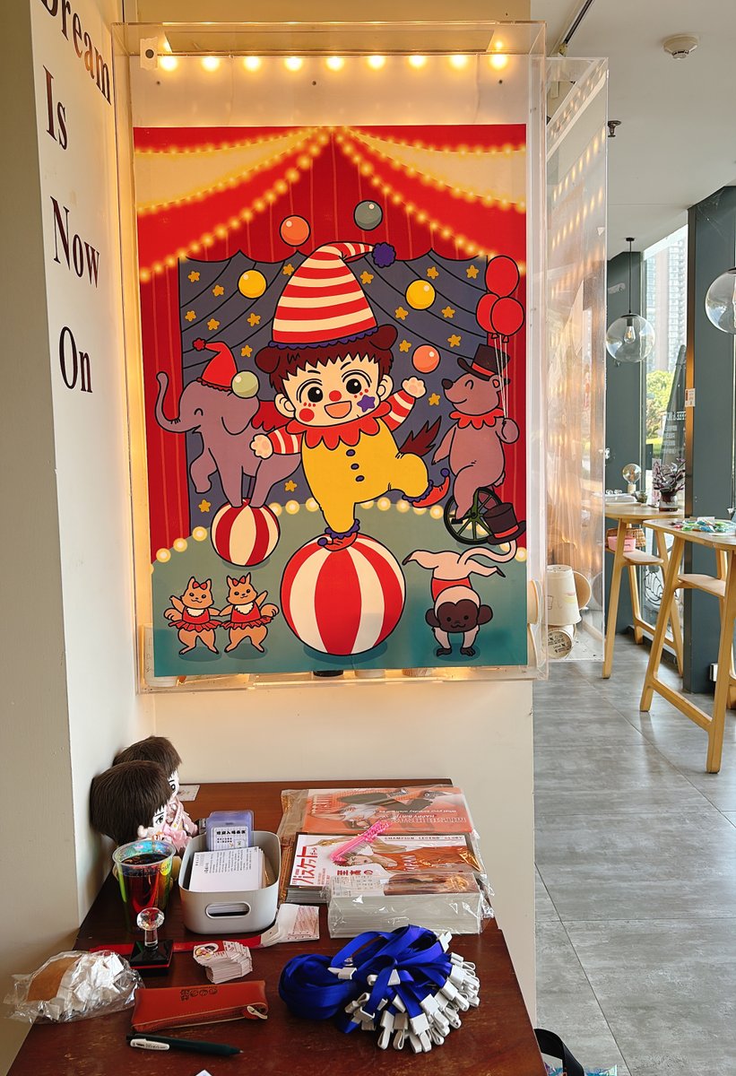 感谢 <a href="/1114rumitsunari/">たじたじ🏀</a> 老师为活动绘制的可爱插画！马戏团之王——咪酱！

#无限未来·三井寿生日cafe
#三井寿誕生祭2025
#三井寿生誕祭2025
#5月22日は三井寿の誕生日
#HAPPYJDMDAY