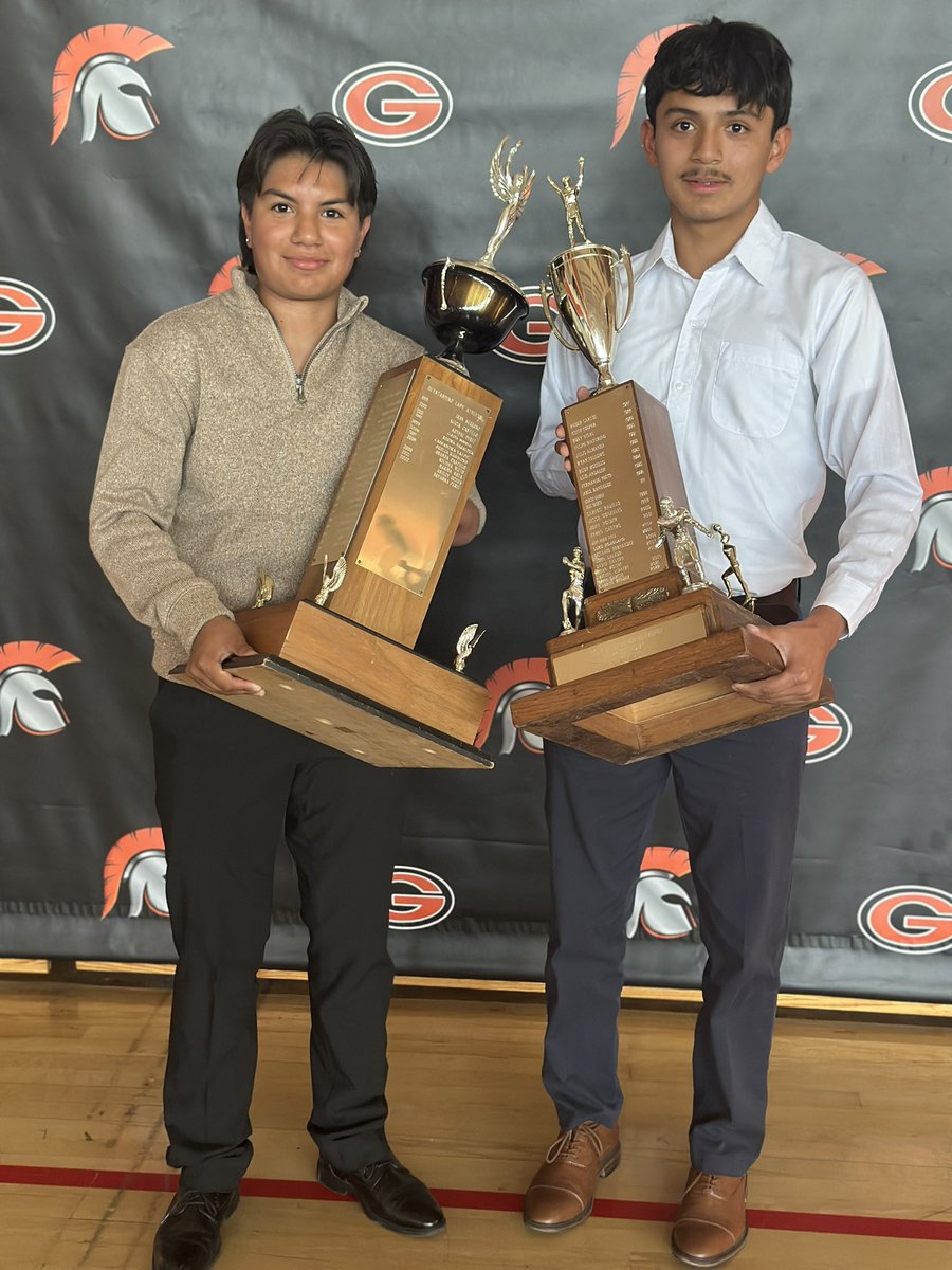 Jackie Camacho named Gonzales’ Female Athlete of the Year. Giovanni Ochoa chosen as the Male Athlete of the a Year