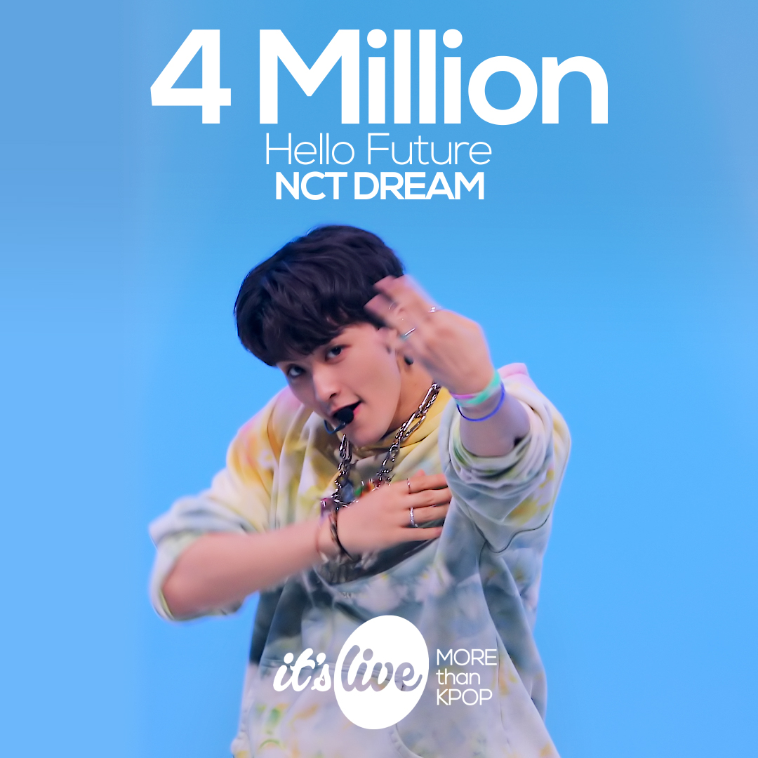 itsLIVEofficial's tweet image. 🎵NCT DREAM “Hello Future” 400만뷰 돌파🥳
youtu.be/3kBgVZb58wE

NCT DREAM(엔시티 드림) “Hello Future” Over 4 Million Views🎉

#itsLIVE #NCTDREAM #HelloFuture #NCT #엔시티 #엔시티드림 #마크 #런쥔 #제노 #해찬 #재민 #천러 #지성 #KPOP #잇츠라이브