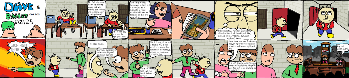 daveandbambiart's tweet photo. Dave and Bambi Comics! 5/21/2025 - Summer Wet #daveandbambi #daveandbambigoldenapple #daveandbambicomics #dnbtwt (Original: https://t.co/v4vqdWiYFW) https://t.co/pljAhMbVqN