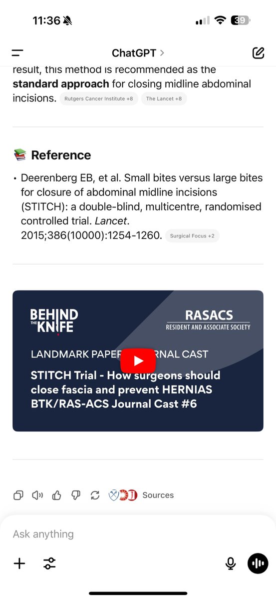 Aaron Gilani, MD, MBA (@aarongilani) on Twitter photo Asked ChatGPT for a summary on the STITCH Trial and it gave me <a href="/BehindTheKnife/">BehindTheKnife</a> link 💪 <a href="/georgoff/">Patrick Georgoff, MD</a> Asked ChatGPT for a summary on the STITCH Trial and it gave me <a href="/BehindTheKnife/">BehindTheKnife</a> link 💪 <a href="/georgoff/">Patrick Georgoff, MD</a>