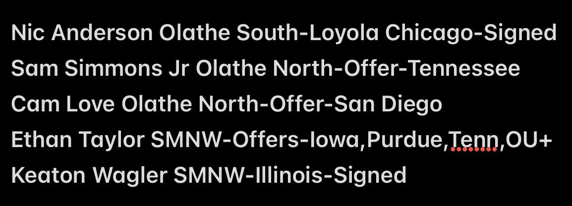 Coach Tate (@christa61322387) on Twitter photo The Sunflower League in the 24-25 season had 5 players and counting who have either signed to play Division I basketball or are receiving offers! Hands-down, the best conference in the State of Kansas!!
<a href="/sportsinkansas/">Sports in Kansas</a> <a href="/metrosports_mk/">Metro Sports MoKan</a> <a href="/KSHSAA/">KSHSAA</a> <a href="/AYSABasketball/">AmericanYouthSportsAssociation (AYSA)</a> The Sunflower League in the 24-25 season had 5 players and counting who have either signed to play Division I basketball or are receiving offers! Hands-down, the best conference in the State of Kansas!!
<a href="/sportsinkansas/">Sports in Kansas</a> <a href="/metrosports_mk/">Metro Sports MoKan</a> <a href="/KSHSAA/">KSHSAA</a> <a href="/AYSABasketball/">AmericanYouthSportsAssociation (AYSA)</a>
