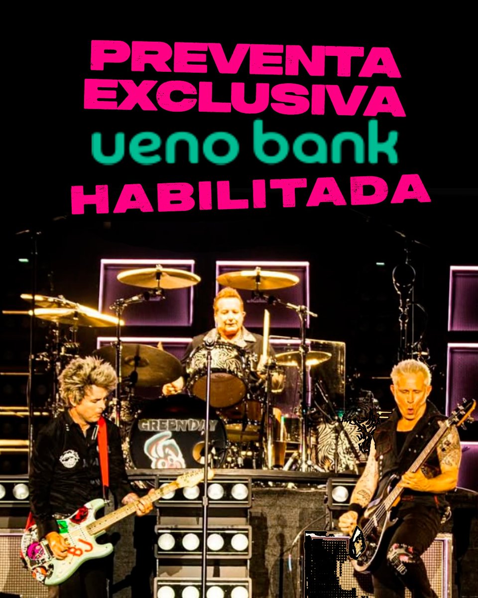 TicketeaPy's tweet image. PREVENTA EXCLUSIVA PARA TODAS LAS TARJETAS DE CRÉDITO UENO CLÁSICA O ALBIRROJA! 
Aprovecha los últimos días de precios de preventa hasta el domingo 25!! 
🎫 ENTRADAS EN @ticketeapy
💻 Ingresando a bit.ly/4k3AJBH