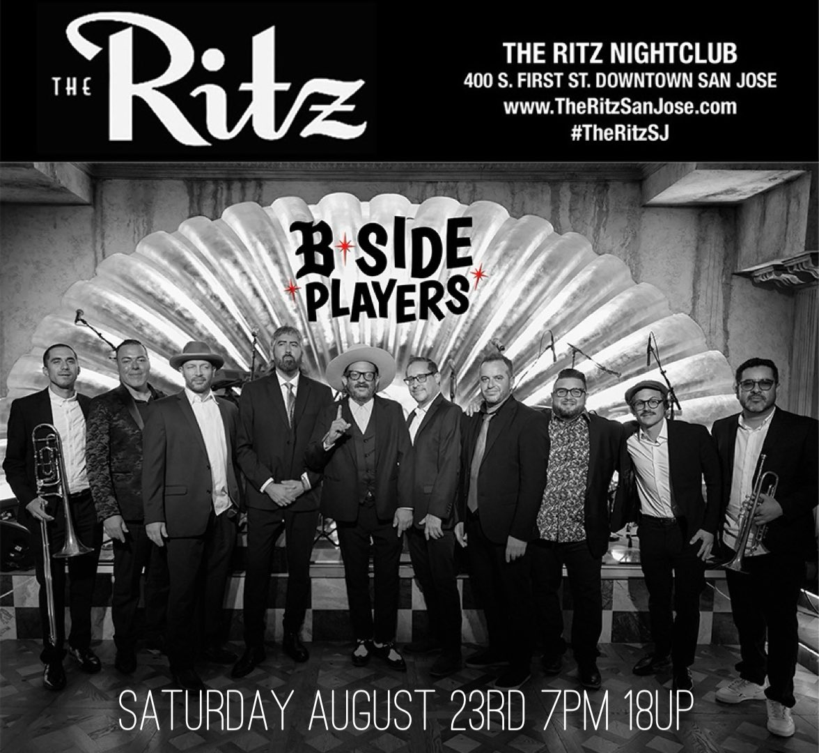 SATURDAY AUGUST 23RD // 7PM // 18UP Get Your Tickets!!!!
<a href="/TheRitzSJ/">The Ritz</a> 
ticketweb.com/event/b-side-p…