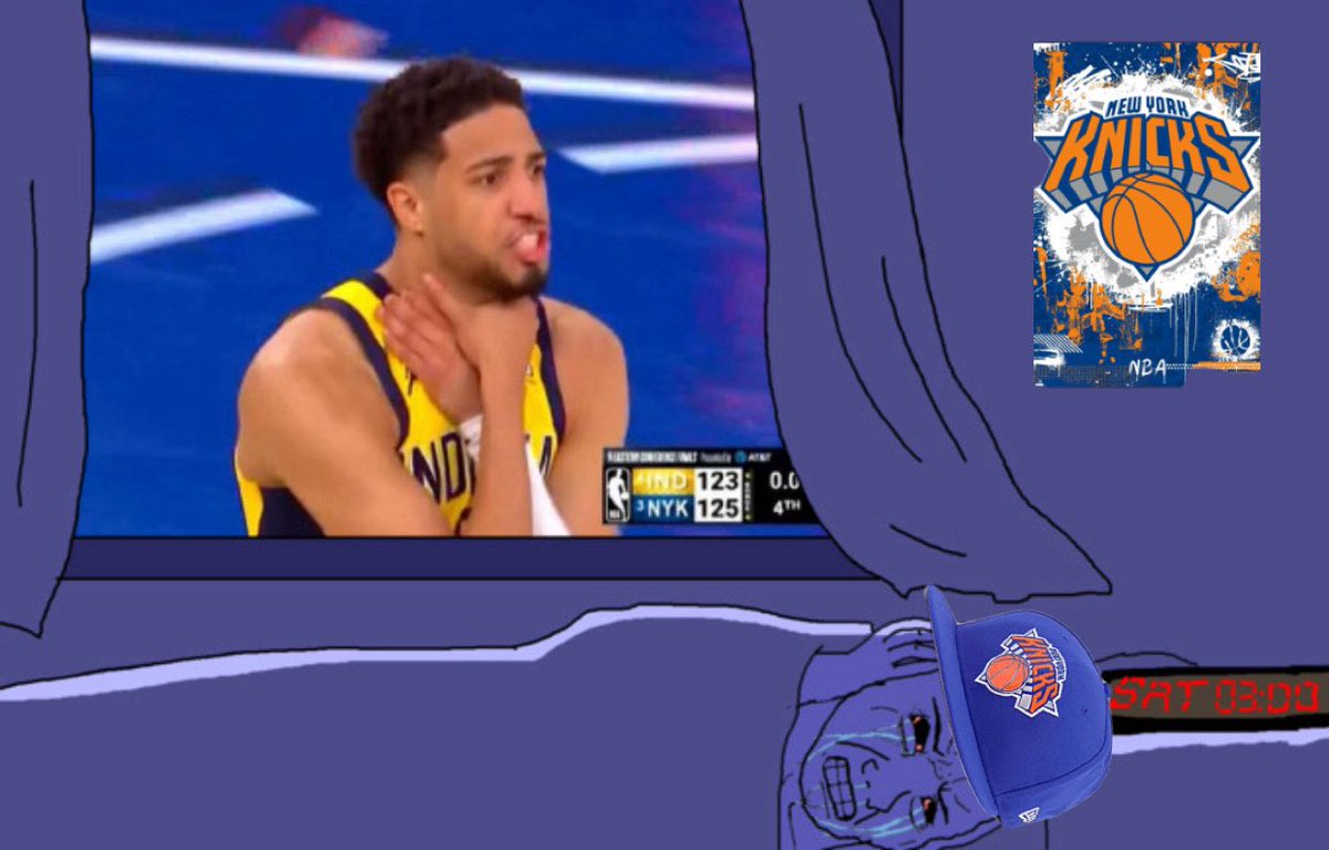 PovertyCeltics's tweet photo. How Knicks fans going to sleep tonight. https://t.co/fDiiYACUmq