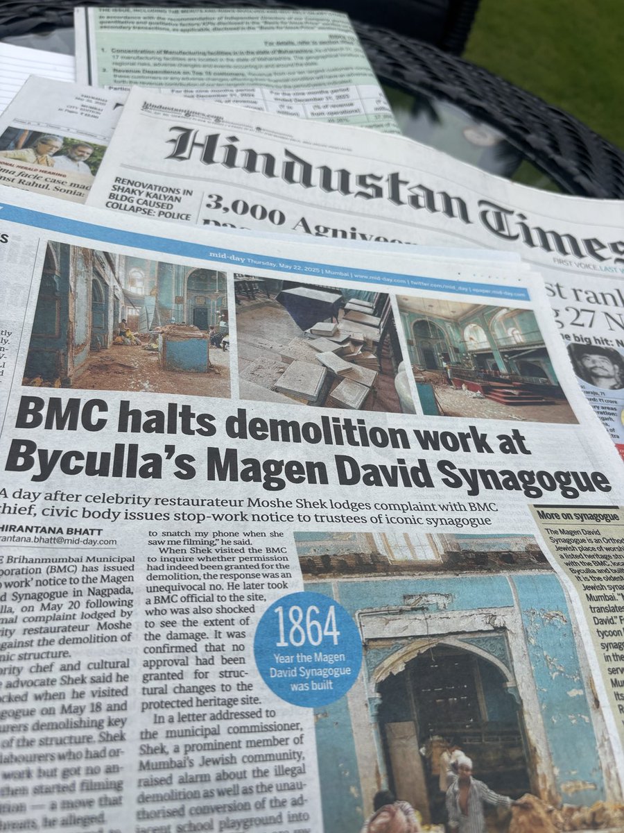 Sangita Jindal (@sangitasjindal) on Twitter photo Extremely sad to hear the destruction of Magen David Synagogue! Sheer negligence! We did our best for the synagogue in Kala Ghoda! <a href="/KalaGhodaArt/">Kala Ghoda Festival</a> ! Extremely sad to hear the destruction of Magen David Synagogue! Sheer negligence! We did our best for the synagogue in Kala Ghoda! <a href="/KalaGhodaArt/">Kala Ghoda Festival</a> !