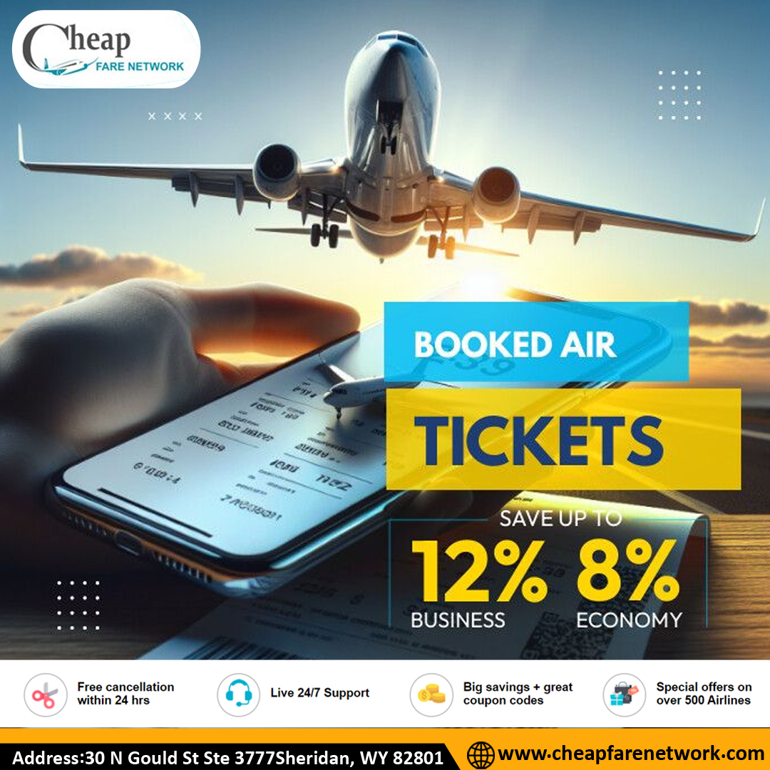 Book Air Tickets and Save up to 12% on business class and 8% on economy class!!

cheapfarenetwork.com
#flightbooking #airfare #worldtour #CheapFare #farenetwork