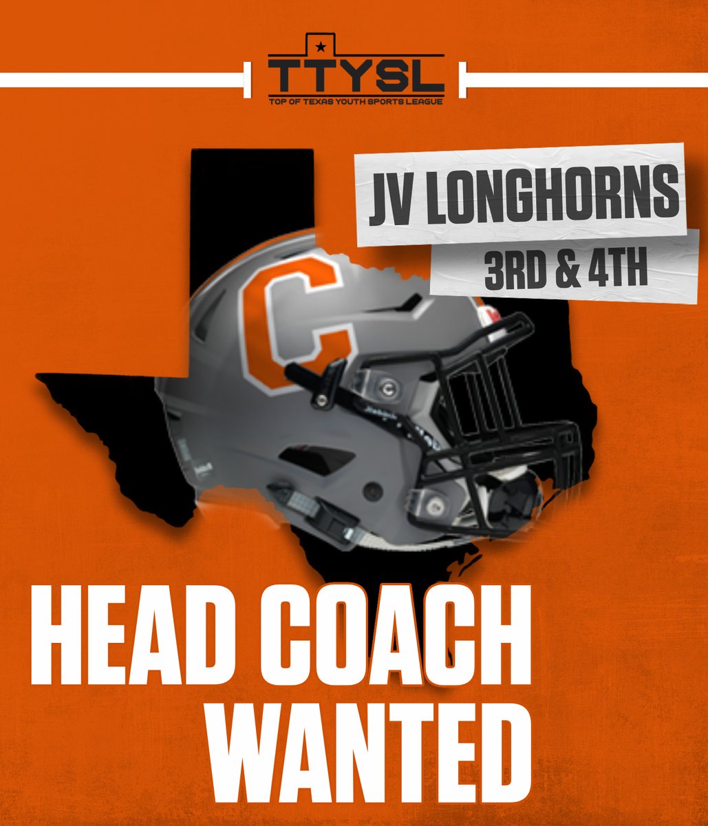 Look for a head coach for the Lil Longhorns!!
