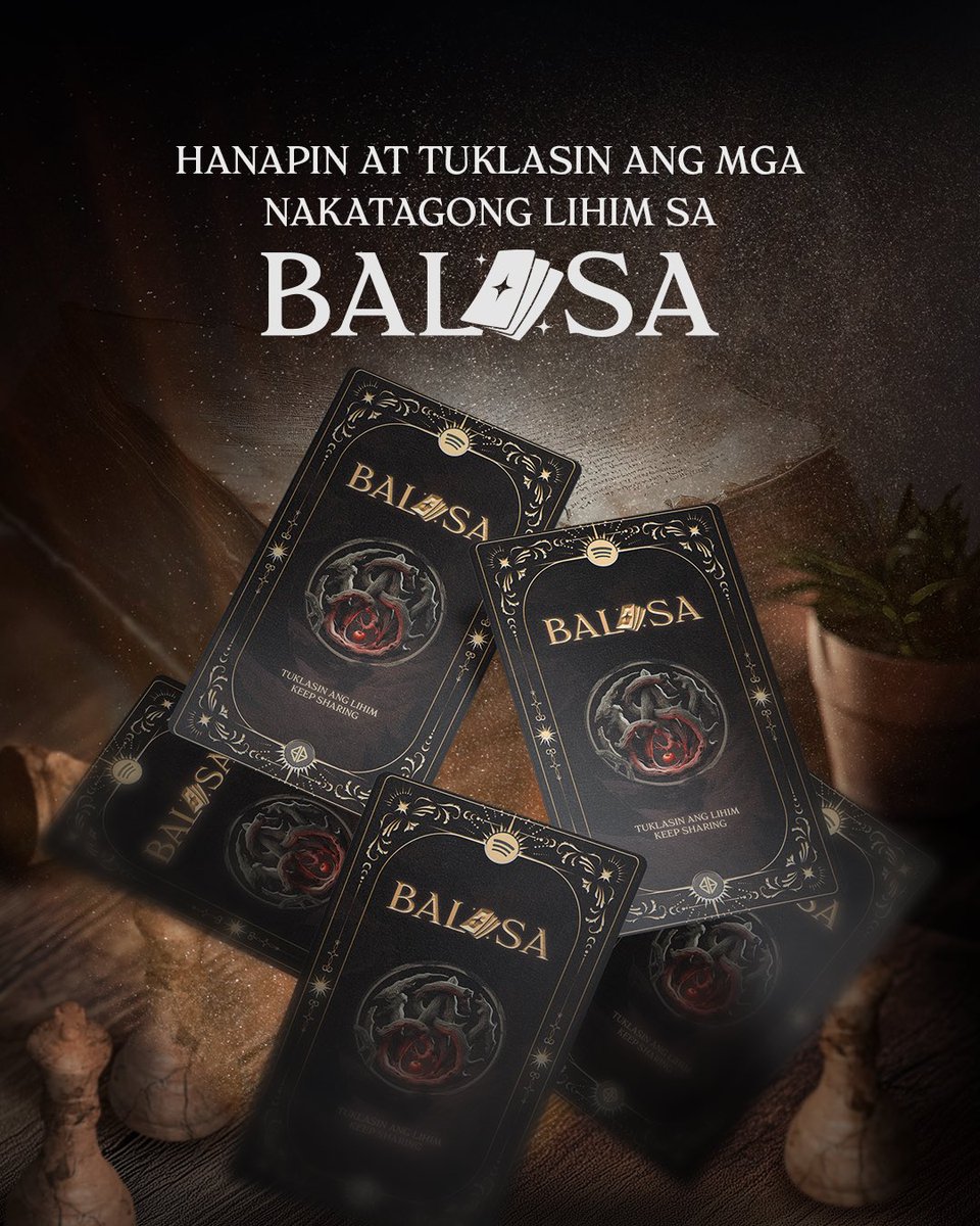 SpotifyPH's tweet photo. Oras na para wakasan ang misteryong sinimulan! 

A’TIN, magsisimula na bukas ng 12NN ang inyong misyon! Pumunta sa THIS IS SB19 playlist sa Spotify, hanapin ang mga barahang nakabalasa, at i-share online upang ang tagumpay ay inyong matamasa.

#SpotifyxSB19Balasa https://t.co/qZ0E9LU074