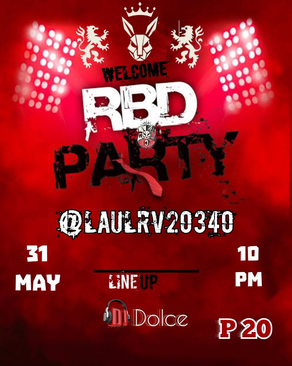 𝙅ó𝙫𝙚𝙣𝙚𝙨 𝙨𝙬inger ® (@youthswcdmx) on Twitter photo Ustedes ya son parte de la comunidad que no teme sentir, explorar y romper las reglas.
La noche de RBD, pasión y música ya los espera.
La fiesta más intensa y divertida
Nos encanta tenerlo
#Yasomosrebeldes #JovenesSwinger
<a href="/KasyAndre/">Kass Y Andre</a>
<a href="/AngelSM22990750/">Oyuki y Angel</a>
<a href="/Maral_Med_Parsw/">Ma®c y Albe®t Parsw</a>
@laulrv20340 Ustedes ya son parte de la comunidad que no teme sentir, explorar y romper las reglas.
La noche de RBD, pasión y música ya los espera.
La fiesta más intensa y divertida
Nos encanta tenerlo
#Yasomosrebeldes #JovenesSwinger
<a href="/KasyAndre/">Kass Y Andre</a>
<a href="/AngelSM22990750/">Oyuki y Angel</a>
<a href="/Maral_Med_Parsw/">Ma®c y Albe®t Parsw</a>
@laulrv20340