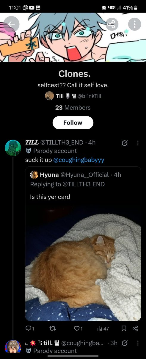 T1LL_TheEnd's tweet photo. //"we are the tillings please feed us" ahh https://t.co/VoaqxvMnLK