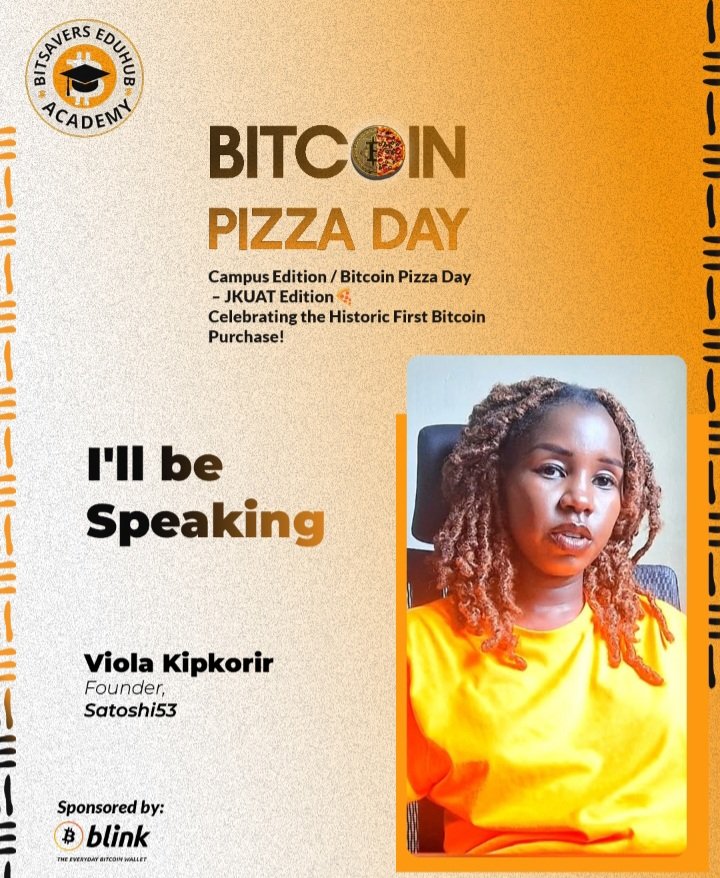 Bitsavers Eduhub (@biteduhub) on Twitter photo During the #Bitcoin Pizza day what else can make the free slice better. Some sessions around Bitcoin. We will be haing <a href="/waithiraah/">Sabina</a> <a href="/Murugi___/">Murugi</a> <a href="/tando_me/">Tando</a> <a href="/Fideltodayy/">fideltodayy⚡️</a> <a href="/ViolaKorir53/">The Selfish Woman</a> <a href="/LindaKariu54810/">Linda Kariuki</a> <a href="/Btc_Stoic_/">Btc_Stoic⚡️</a>
See you then During the #Bitcoin Pizza day what else can make the free slice better. Some sessions around Bitcoin. We will be haing <a href="/waithiraah/">Sabina</a> <a href="/Murugi___/">Murugi</a> <a href="/tando_me/">Tando</a> <a href="/Fideltodayy/">fideltodayy⚡️</a> <a href="/ViolaKorir53/">The Selfish Woman</a> <a href="/LindaKariu54810/">Linda Kariuki</a> <a href="/Btc_Stoic_/">Btc_Stoic⚡️</a>
See you then
