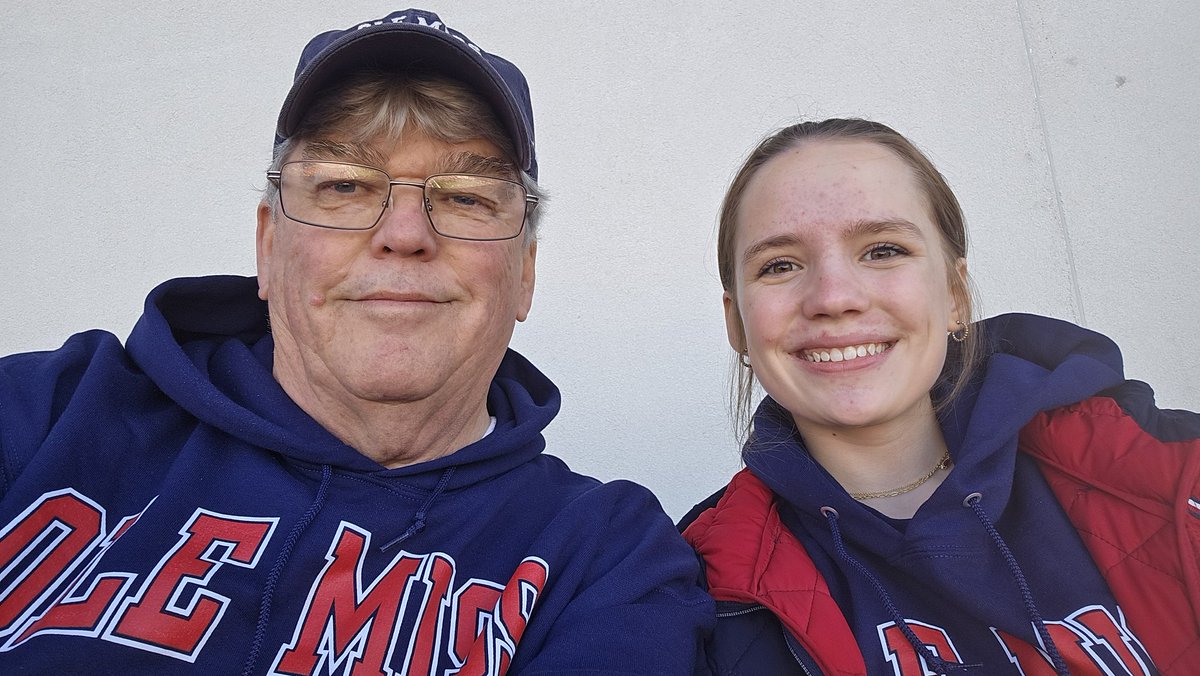 Ole Miss vs Mississippi State 2024 with my Granddaughter Marion.