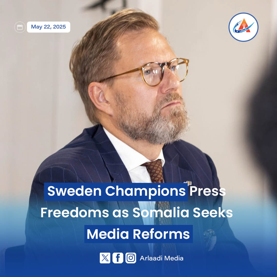 ⚡️UPDATE: Journalists, Diplomats, and Officials Unite for a Freer #Somali Press.

Read more🖇️arlaadimedia.com/2025/05/22/swe…