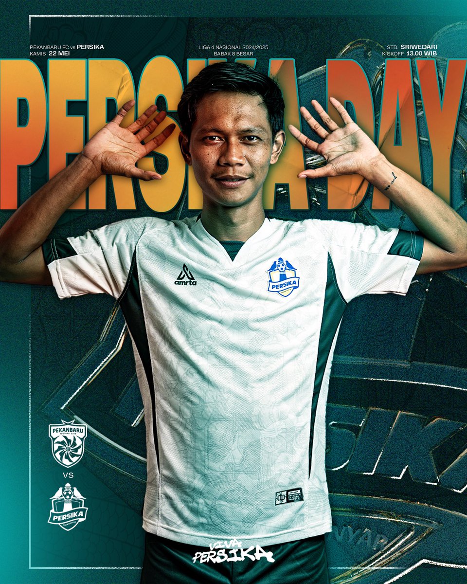 PersikaKraOffic's tweet photo. #PersikaDay
Yakin mendulang kembali tripoin hari ini! 👊
#PersikaKaranganyar #Liga4Indonesia https://t.co/qUNNrkSxta