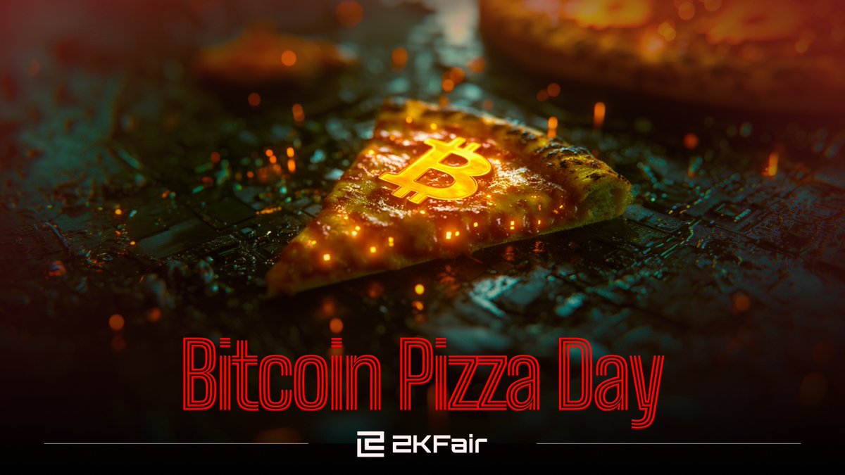 🍕 Happy Bitcoin Pizza Day from ZKFair!

Today we celebrate the legendary 10,000 BTC pizzas that sparked a revolution. From pizzas to zk-rollups, the journey has been wild — and we’re just getting started.

#BitcoinPizzaDay #ZKFair #zkRollup #CryptoHistory