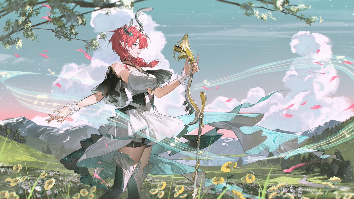 akihare_'s tweet image. ♫永不凋落的长夏

#WutheringWaves #Wuwafanart #Ciaccona #鳴潮  #シャコンヌ