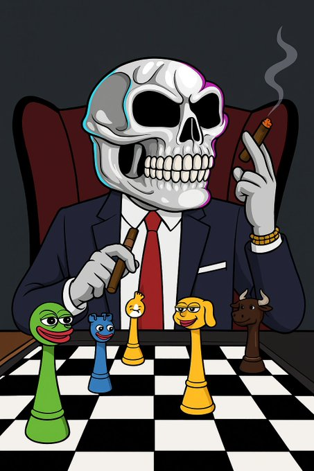 We are heading into a new era. Last bull run $PEPE led the charge 🐸

This super cycle, the cult of #BOOCHIE will reign supreme 💀 

Two iconic memes, two amazing books, one legendary creator.