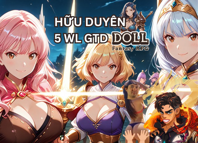 Ối zồi ôi~, <a href="/DollsOnRonin/">Doll Fantasy RPG</a> x NamLongDAO nè 😋
Hữu duyên tặng 5 WL (1 WL = 3 em Ghệ)

✅ FL: <a href="/DollsOnRonin/">Doll Fantasy RPG</a>; <a href="/ronencoin/">Ronen Mining Network</a>;  <a href="/NamLong_DAO/">Nam Long DAO 🇻🇳🐉</a>
♥️ Like &amp; Retweet post này
💭 CMT ví RON + tag 3 thằng bạn
🟣 Join: discord.com/invite/ronen

🎺 Kết quả GA được thông báo vào 48H nữa 🏆