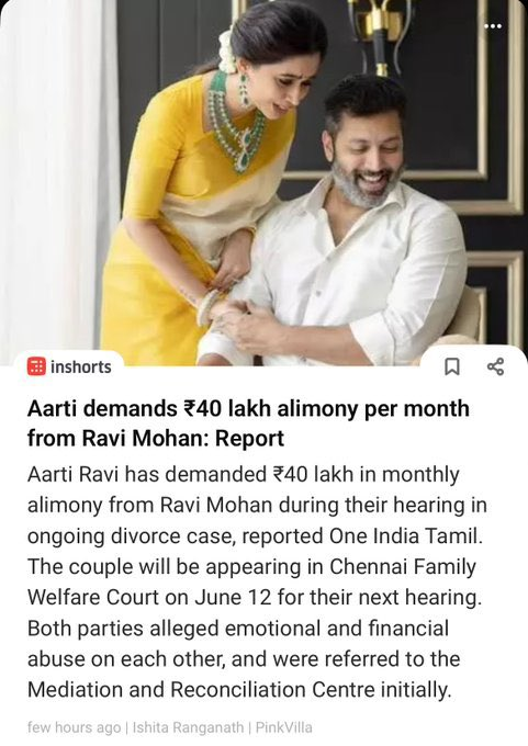 ShoneeKapoor's tweet photo. The Great Indian Marriage🤡

₹40 Lakhs x 12 = ₹ 4 Cr 80 Lakhs (yearly)
#alimony