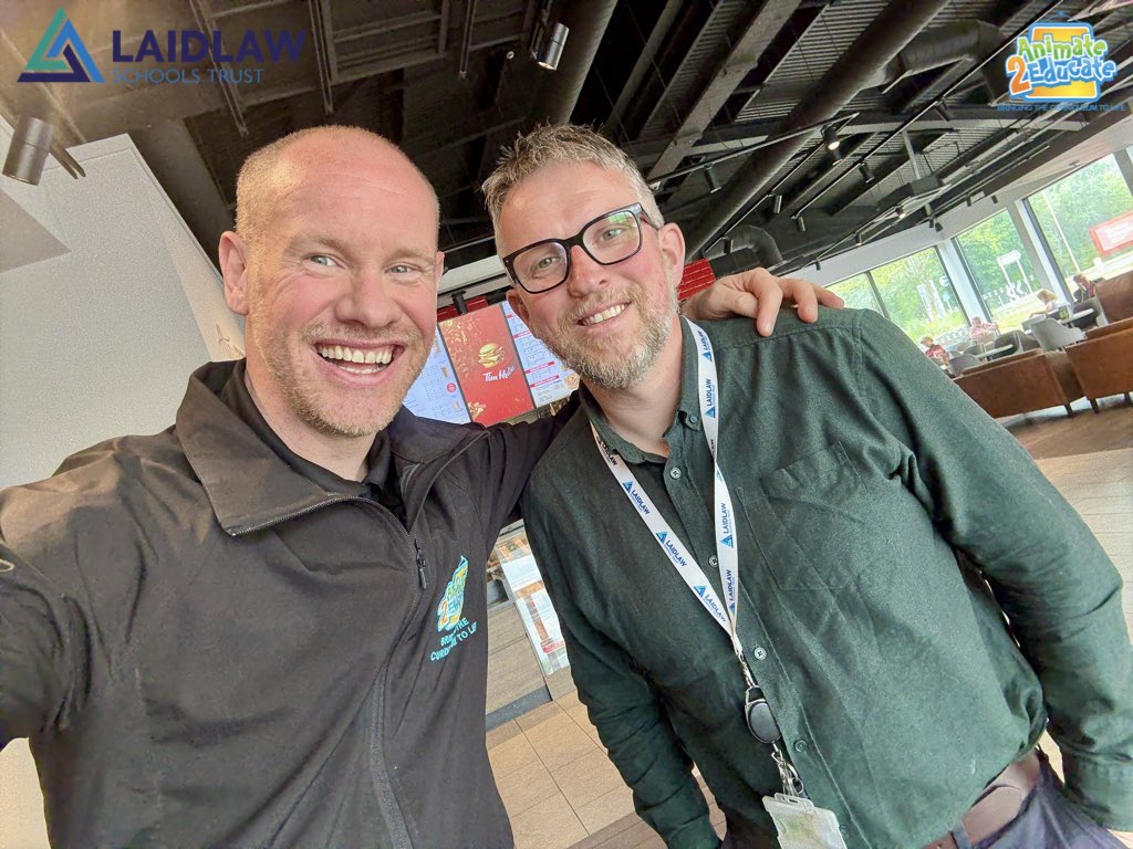 Martin Bailey (@animate2educate) on Twitter photo Great to catch-up for a coffee yesterday with my good friend <a href="/MrTullock/">Paul Tullock</a> from the <a href="/LaidlawST/">Laidlaw Schools Trust</a> . Always lots of exciting things to discuss whenever we meet and time always just flies by. ☕️ Great to catch-up for a coffee yesterday with my good friend <a href="/MrTullock/">Paul Tullock</a> from the <a href="/LaidlawST/">Laidlaw Schools Trust</a> . Always lots of exciting things to discuss whenever we meet and time always just flies by. ☕️