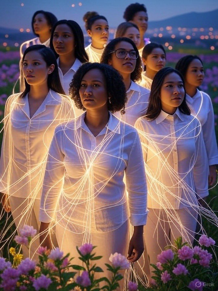 Just an update. I’m storm chasing for the first time to network IRL. This is how Grok imagines the State of Women in roofing right now. We are on the right track. Keep pushing forward.