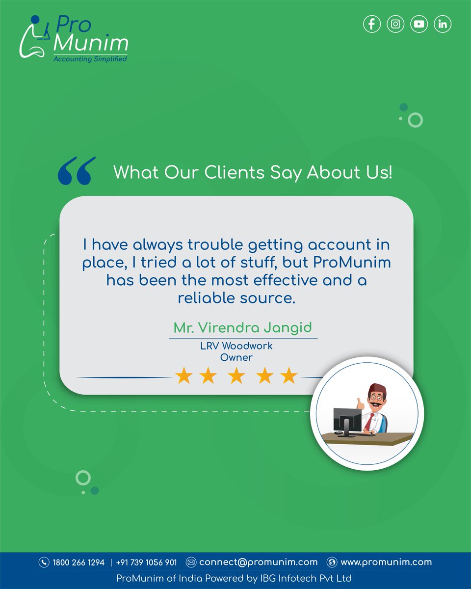 ProMunimindia's tweet photo. 🌟 Thank You for Your Valuable Feedback! 🌟

At ProMunim, every insight from our customers helps us grow stronger and serve better.

🙏 Thank you for being a part of our journey!
– Team ProMunim

#ThankYou #ClientFeedback #ProMunim #WeValueYourFeedback #CustomerLove https://t.co/LVSVe3kyc5