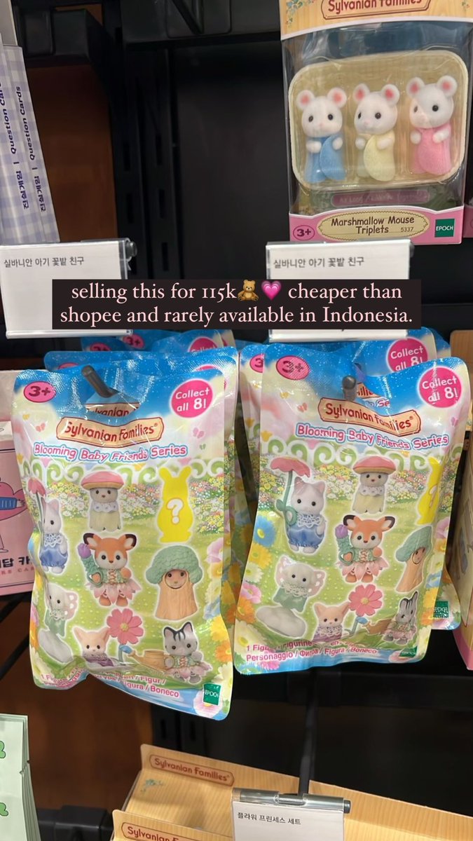 marktcha7's tweet photo. @sylvanianr ak jual sealed rd ina mggu ini ^^ https://t.co/H5Dn4XXxS3