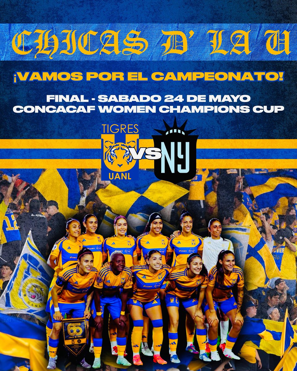 Este sábado, llenemos la cancha más pasional de México y alentemos a las chicas por un campeonato más. 🇺🇦🐯